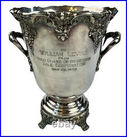 Reed & Barton King Francis 1685 Silverplate Wine/Champagne Bucket L Monogram