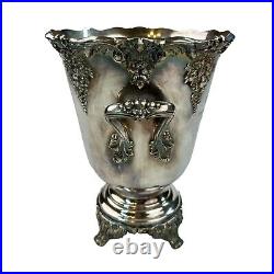 Reed & Barton King Francis 1685 Silverplate Wine/Champagne Bucket L Monogram