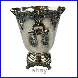 Reed & Barton King Francis 1685 Silverplate Wine/Champagne Bucket L Monogram