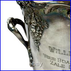 Reed & Barton King Francis 1685 Silverplate Wine/Champagne Bucket L Monogram