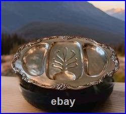 Reed & Barton King Francis Antique Silverplate Meat Platter 22.5 Tree Of Life