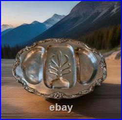 Reed & Barton King Francis Antique Silverplate Meat Platter 22.5 Tree Of Life