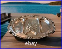 Reed & Barton King Francis Antique Silverplate Meat Platter 22.5 Tree Of Life