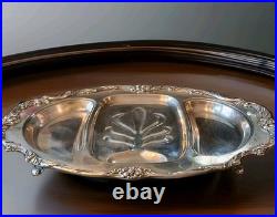 Reed & Barton King Francis Antique Silverplate Meat Platter 22.5 Tree Of Life