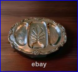 Reed & Barton King Francis Antique Silverplate Meat Platter 22.5 Tree Of Life