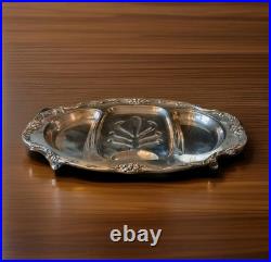 Reed & Barton King Francis Antique Silverplate Meat Platter 22.5 Tree Of Life