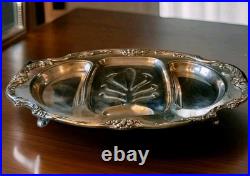 Reed & Barton King Francis Antique Silverplate Meat Platter 22.5 Tree Of Life