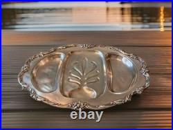 Reed & Barton King Francis Antique Silverplate Meat Platter 22.5 Tree Of Life