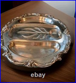 Reed & Barton King Francis Antique Silverplate Meat Platter 22.5 Tree Of Life