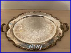 Reed & Barton, King Francis Coffee and Tea Set Five Pieces Tray Sugar Bowl