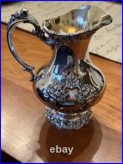 Reed & Barton, King Francis Coffee and Tea Set Tray, Sugar, Creamer, Tea, Coffee