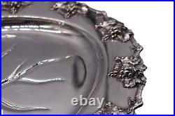 Reed & Barton King Francis Large Silverplate Meat Platter with Well