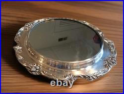 Reed & Barton King Francis Large Silverplate Mirrored Plated Serving Tray 1666