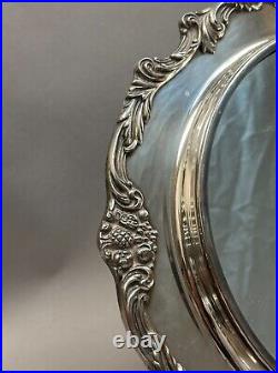 Reed & Barton King Francis Mirrored Platter