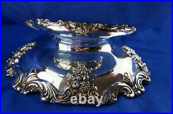 Reed & Barton King Francis Punch Bowl, 16 x 10½, 3 Gallon, with Ladle