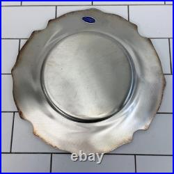 Reed & Barton King Francis Round Tray Silverplate, #1699 Vintage 1970s