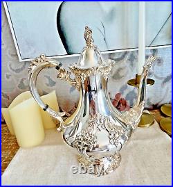 Reed & Barton King Francis Silver Plate 1650 Coffee Pot Rare In Great Condition