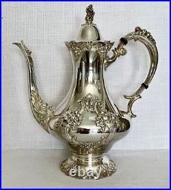 Reed & Barton King Francis Silver Plate 1650 Coffee Pot Rare In Great Condition