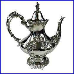 Reed & Barton King Francis Silver Plate 1651 Teapot READ