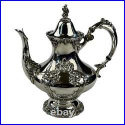 Reed & Barton King Francis Silver Plate 1651 Teapot READ