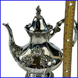 Reed & Barton King Francis Silver Plate 1651 Teapot READ