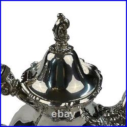 Reed & Barton King Francis Silver Plate 1651 Teapot READ