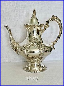 Reed & Barton King Francis Silver Plate 1651 Teapot Rare In Great Condition