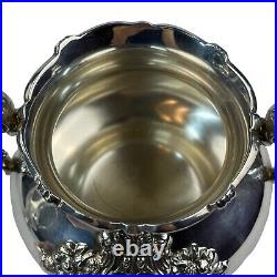 Reed & Barton King Francis Silver Plate #1652 #1653 Sugar Bowl & Creamer READ