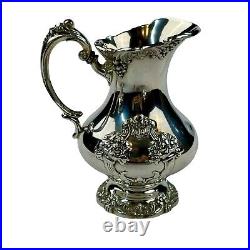 Reed & Barton King Francis Silver Plate #1652 #1653 Sugar Bowl & Creamer READ