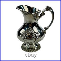 Reed & Barton King Francis Silver Plate #1652 #1653 Sugar Bowl & Creamer READ