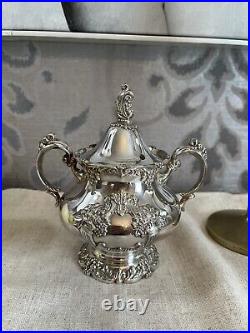 Reed & Barton King Francis Silver Plate 1652 Sugar Bowl Rare In Great Condition