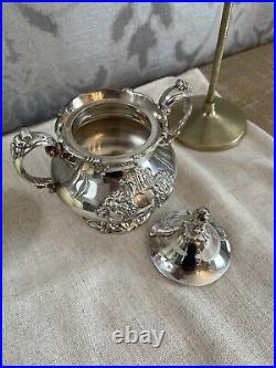 Reed & Barton King Francis Silver Plate 1652 Sugar Bowl Rare In Great Condition