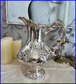 Reed & Barton King Francis Silver Plate 1658 Water Pitcher 4PT Great Condition