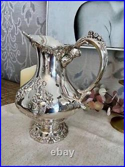 Reed & Barton King Francis Silver Plate 1658 Water Pitcher 4PT Great Condition