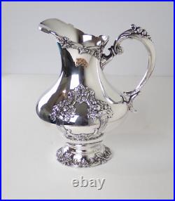 Reed & Barton King Francis Silver Plate 1658 Water Pitcher 4PT Very good