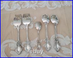 Reed & Barton King Francis SilverPlate, 5 pc. Place Setting for 12 + 5pc = 65pc