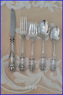 Reed & Barton King Francis SilverPlate, 5 pc. Place Setting for 12 + 5pc = 65pc