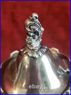 Reed & Barton King Francis Silverplate 1650 Large Coffee Pot Vintage Victorian