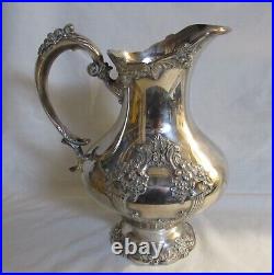 Reed & Barton King Francis Silverplate #1658 10 Water Pitcher