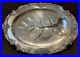 Reed & Barton King Francis Silverplate 1674 Medium Footed Meat Platter 19 1/4L