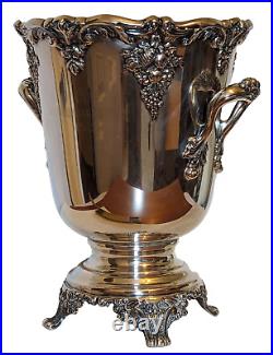 Reed & Barton King Francis Silverplate 1685 Wine Cooler Champagne Bucket Trophy