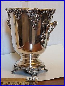 Reed & Barton King Francis Silverplate 1685 Wine Cooler Champagne Bucket Trophy