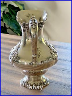 Reed & Barton King Francis Silverplate 7 Pc Coffee Tea Set w Kettle Stand Tray