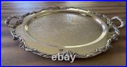 Reed & Barton King Francis Silverplate 7 Pc Coffee Tea Set w Kettle Stand Tray