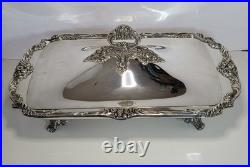 Reed & Barton King Francis Silverplate Bake & Serve Buffet Dish 1668 no insert