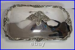 Reed & Barton King Francis Silverplate Bake & Serve Buffet Dish 1668 no insert
