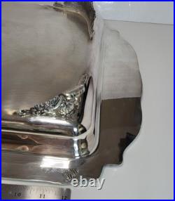 Reed & Barton King Francis Silverplate Bake & Serve Buffet Dish 1668 no insert