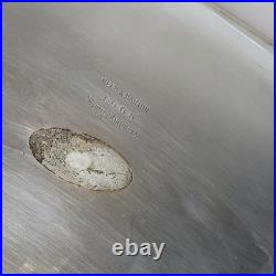 Reed & Barton King Francis Silverplate Bake & Serve Buffet Dish 1668 no insert