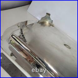 Reed & Barton King Francis Silverplate Bake & Serve Buffet Dish 1668 no insert