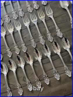 Reed & Barton King Francis Silverplate Flatware Set 8 Pairs 40 Pieces